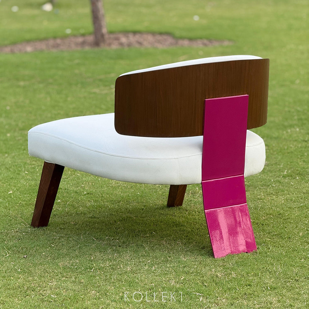 Fuchsia Accent Chair