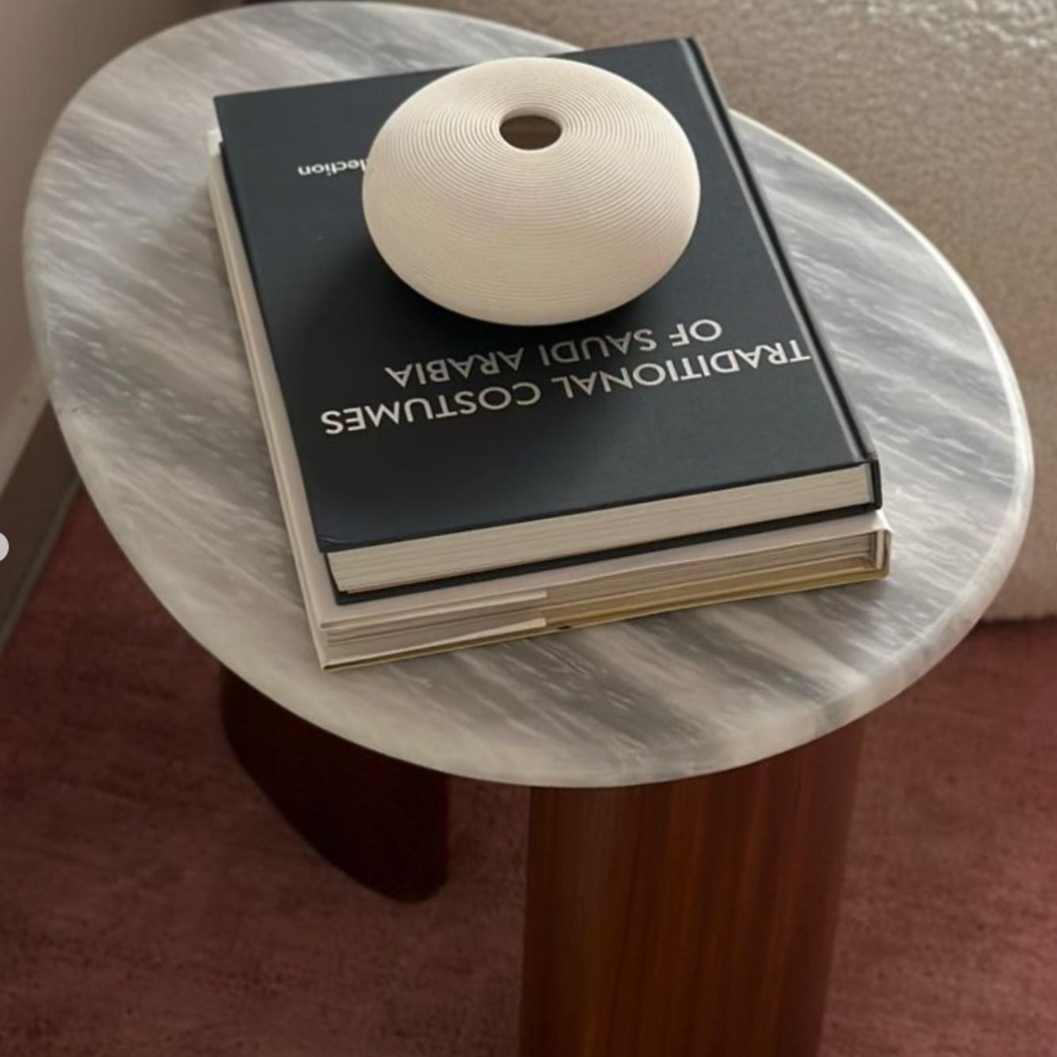 Almond End Table
