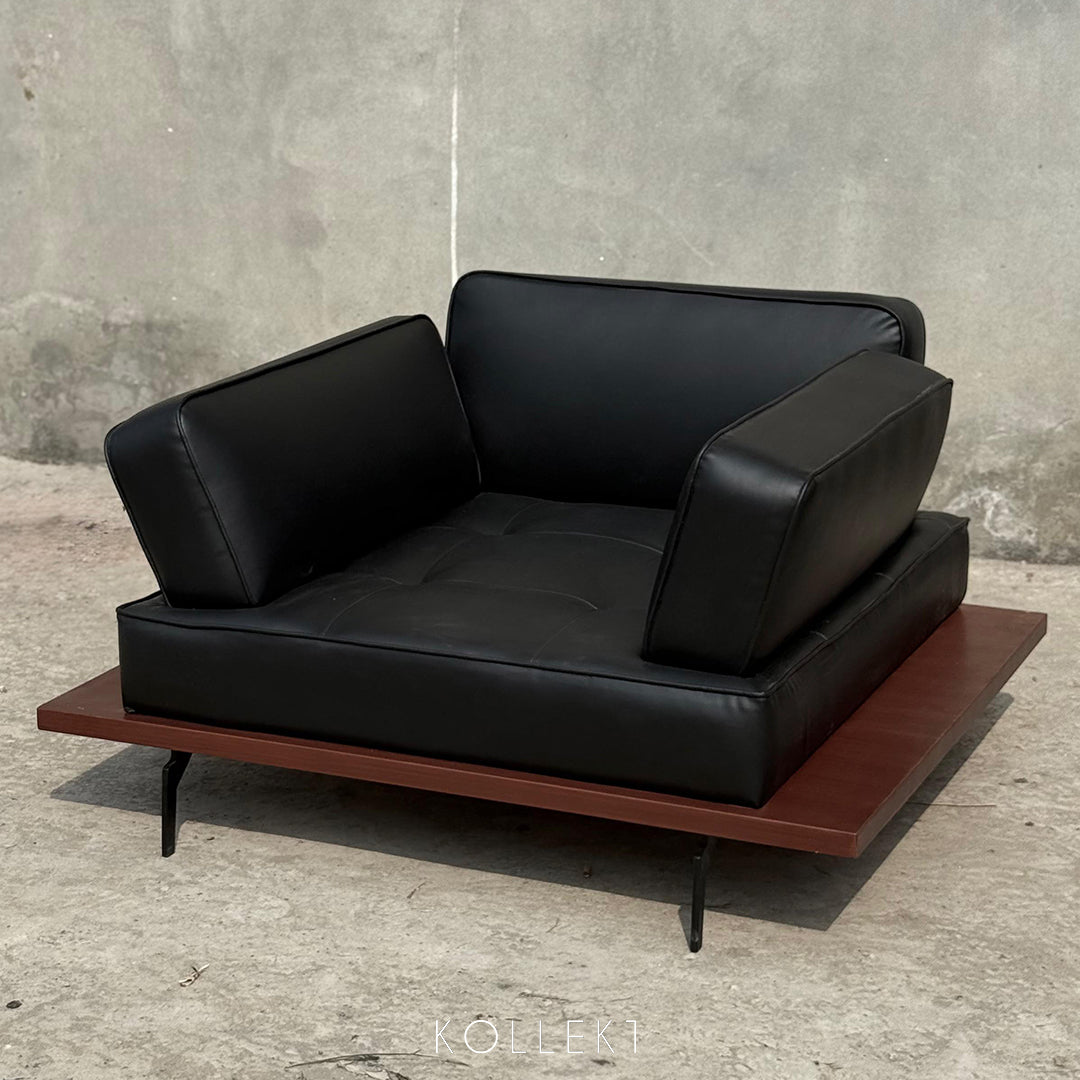 Wayne Leather Lounger