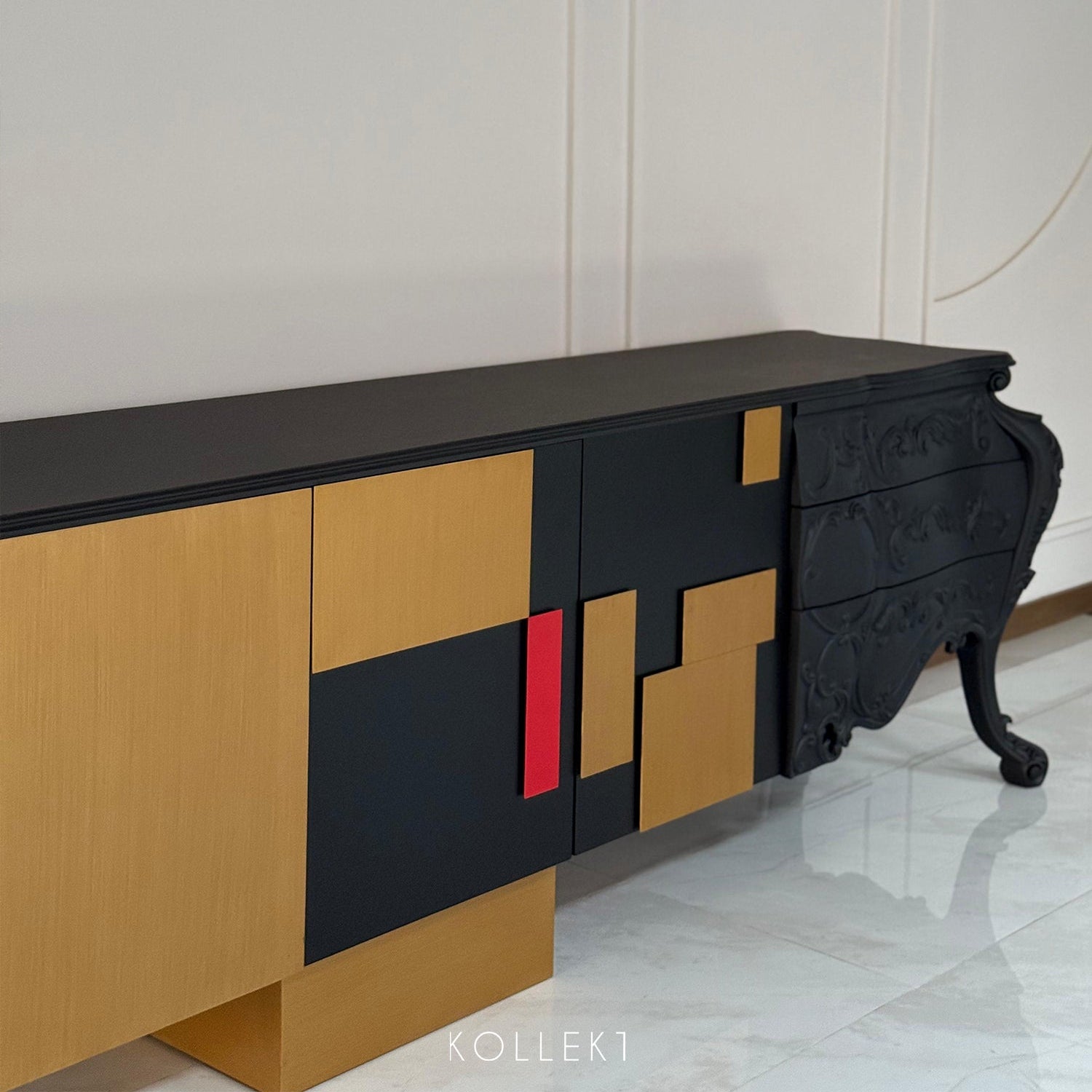 Fusion Cabinet Console Table
