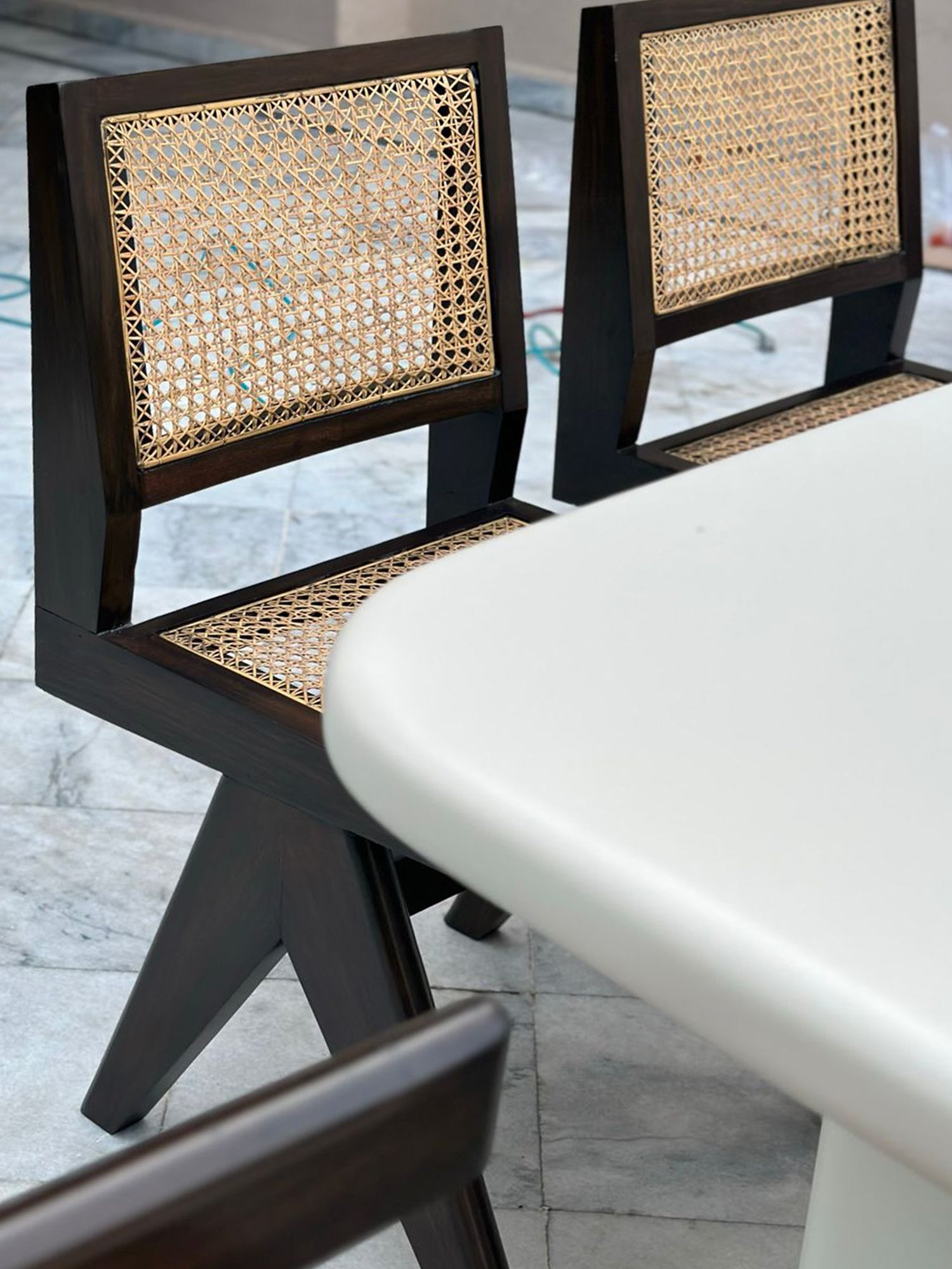 Armless Chandigarh Scissor Chair