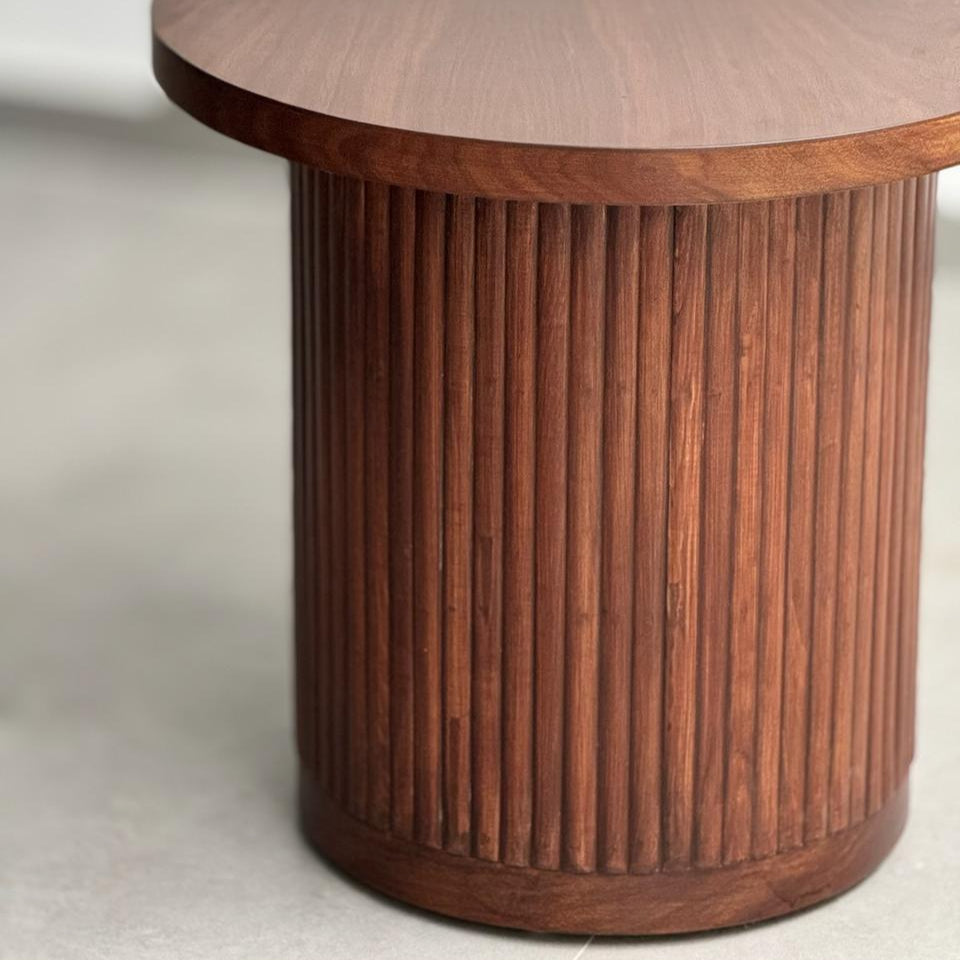 Pedestal End Table