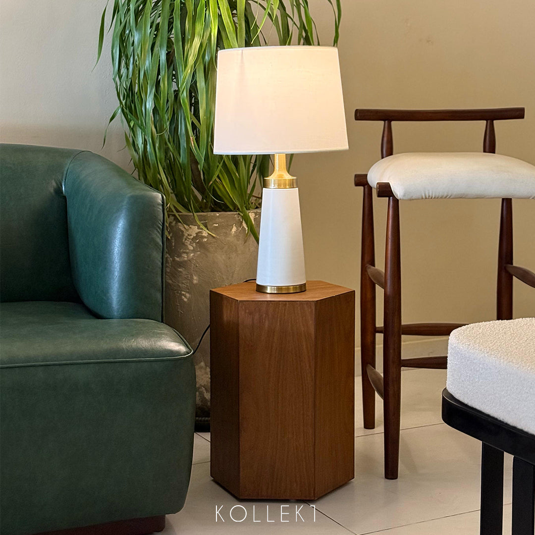 Hexagon End Table