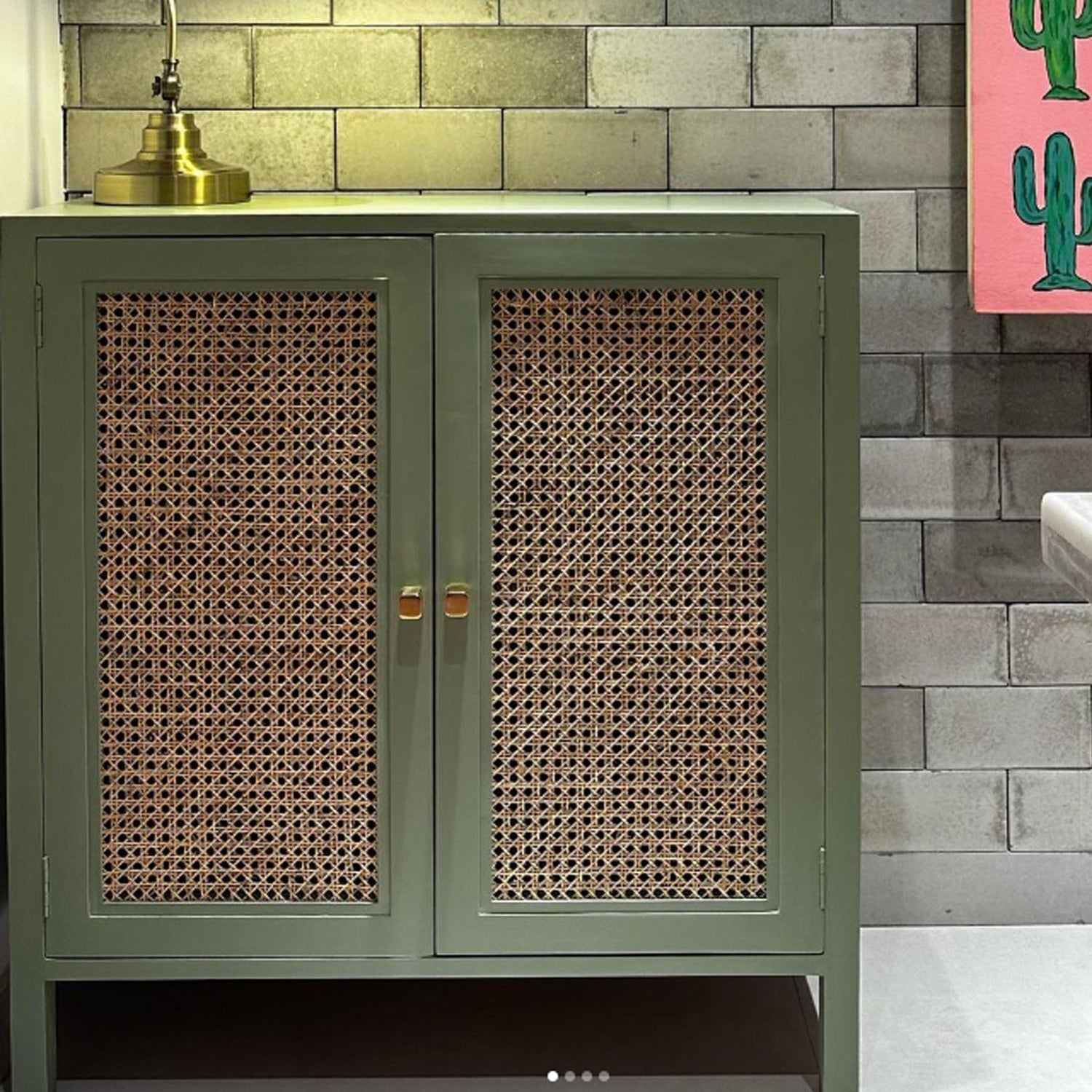 Corner Cane Cabinet